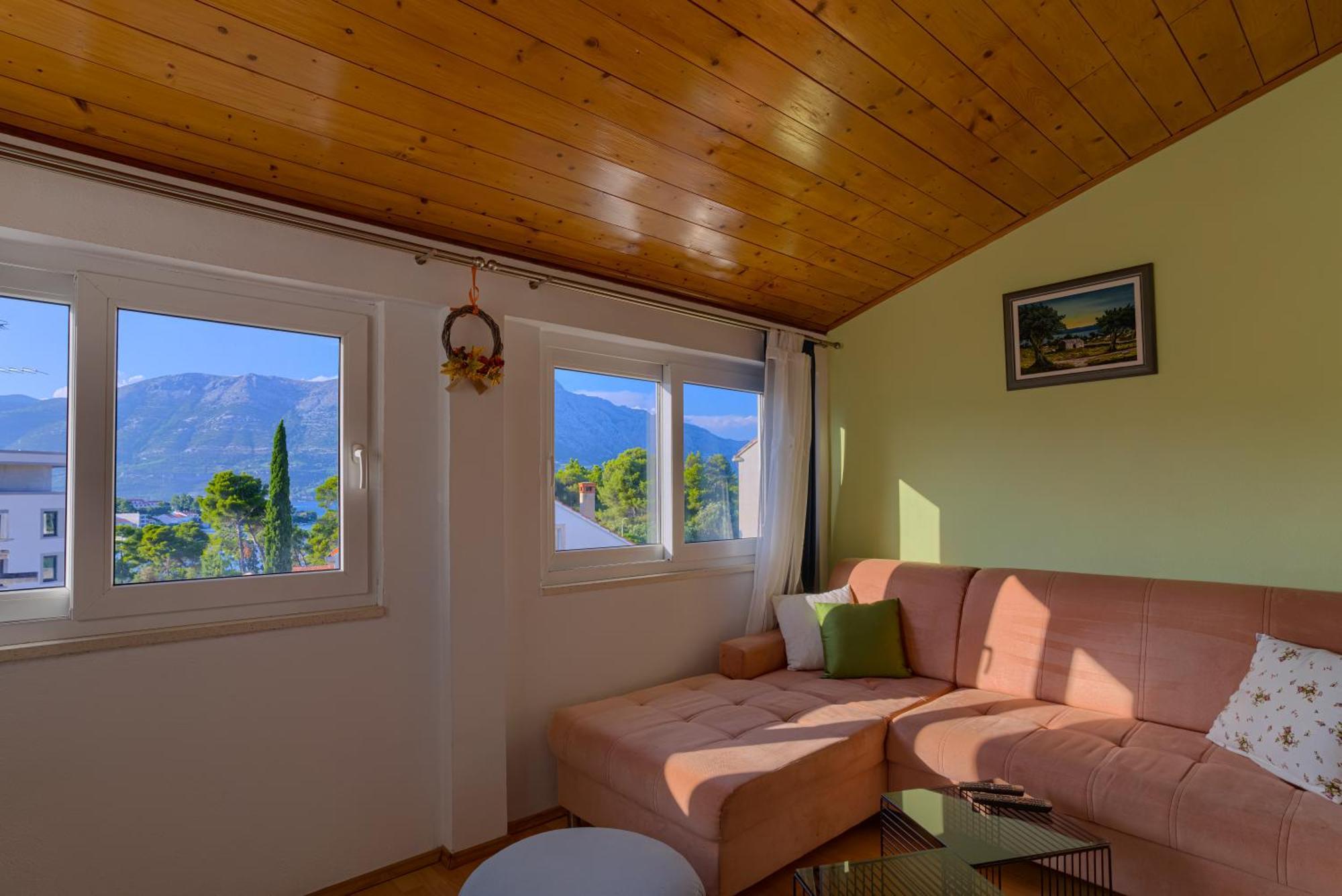 Loft Panorama Leilighet Korčula Eksteriør bilde